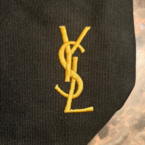 Yves Saint Laurent Black Tote with Gold Logo GWP - Picture 2 of 5